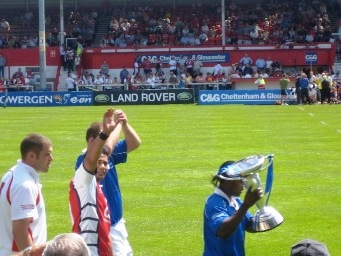 Garvey with ECC trophy