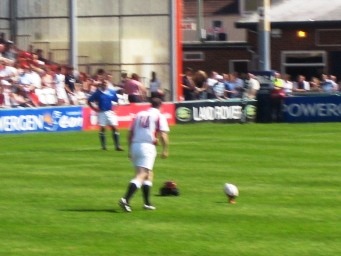 Going for the posts